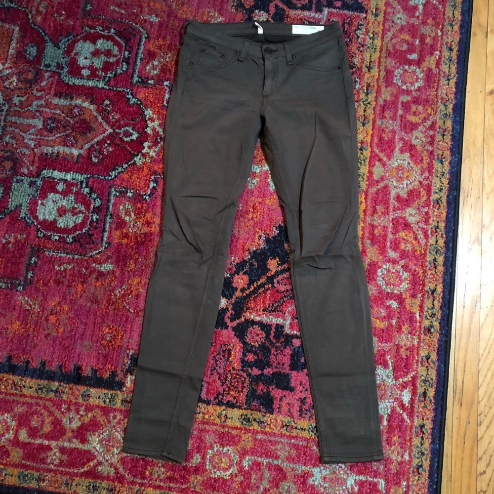 🎉HP! rag & bone/jean brushed olive pants